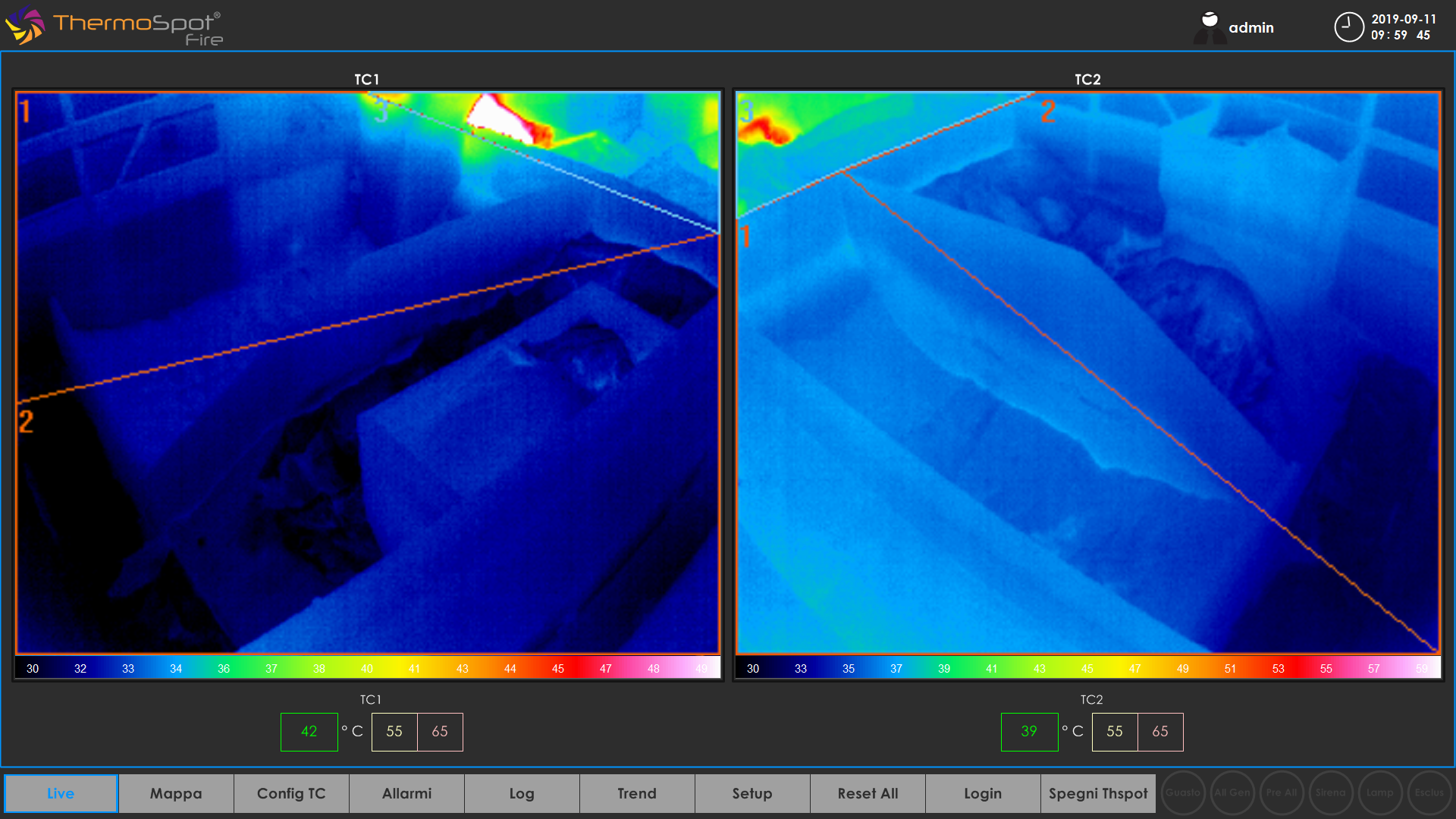 ThermoSpot® EFD — Monitoraggio stoccaggio carbone